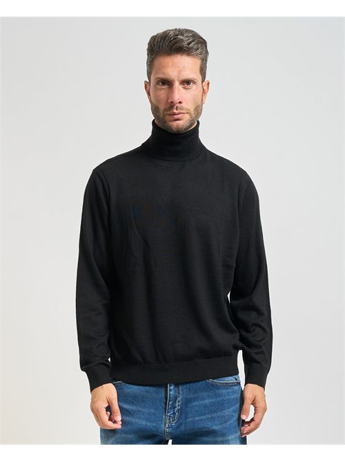 Armani Exchange men's turtleneck sweater in wool blend ARMANI EXCHANGE | XM000900-AF11982UC001